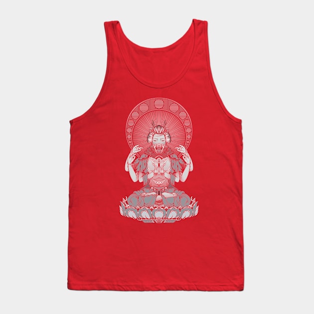 Geisha (Buddha Style) Tank Top by bobyberto